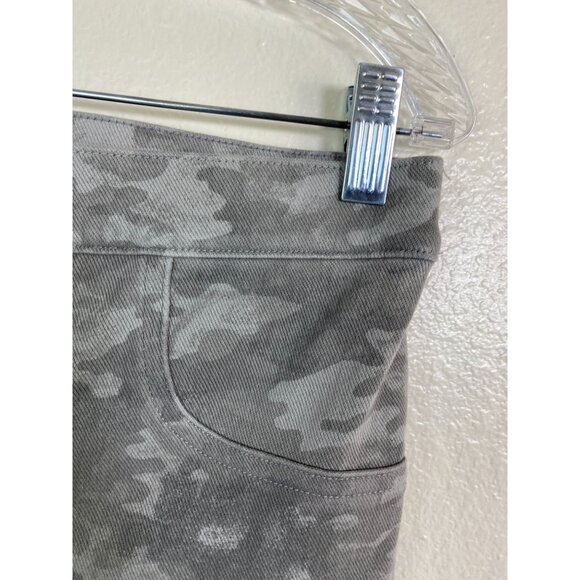 Spanx Womens Gray Camo jeggings size Large Skinny Pull on Stretch Classic - Picture 10 of 16